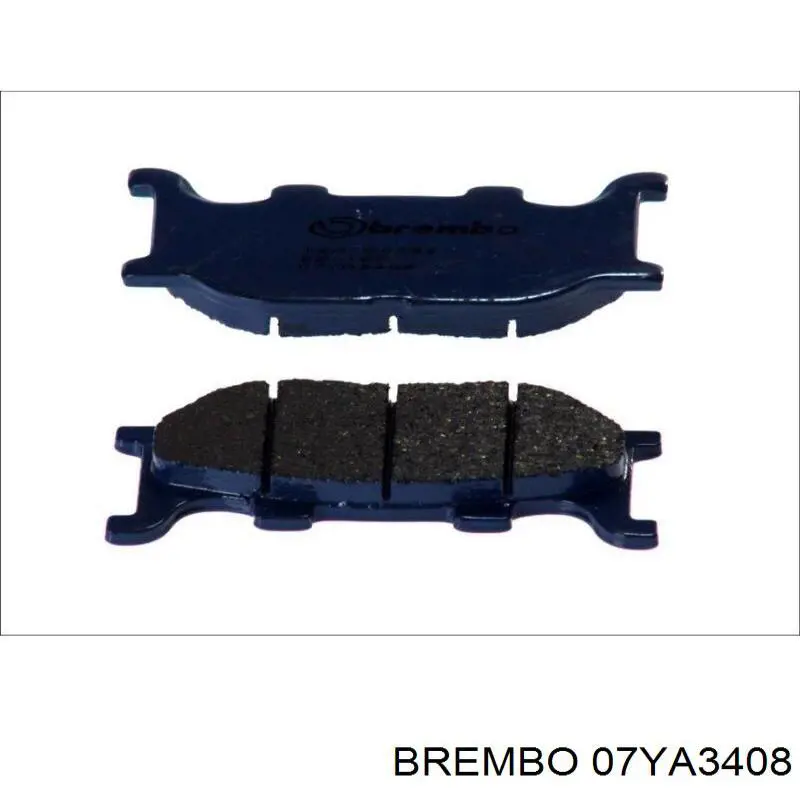 Колодки гальмівні передні, дискові 07YA3408 Brembo