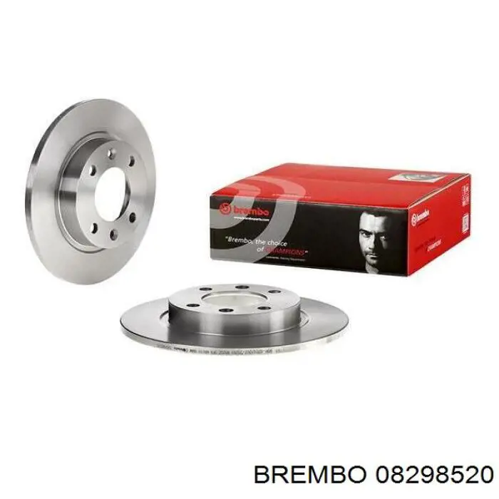 Диск гальмівний задній Brembo 08298520