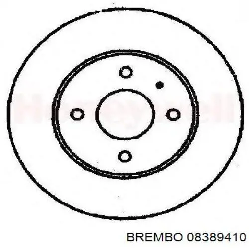08389410 Brembo диск гальмівний передній