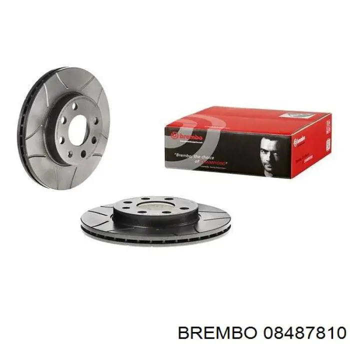 Диск гальмівний передній 08487810 Brembo