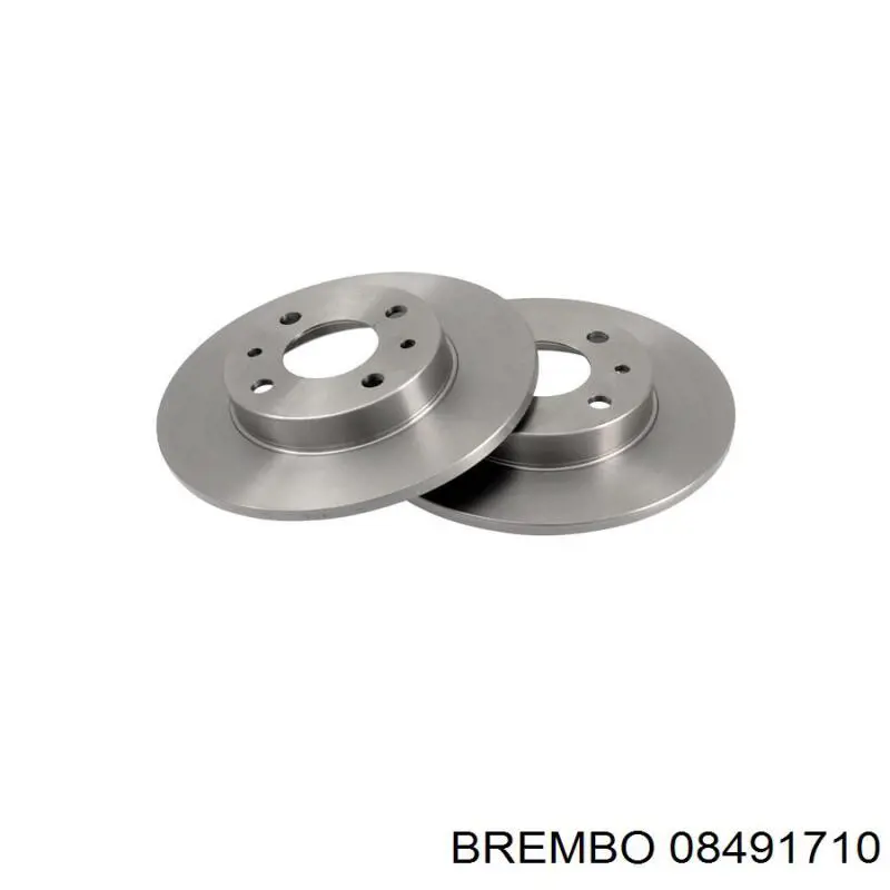 08491710 Brembo диск гальмівний задній