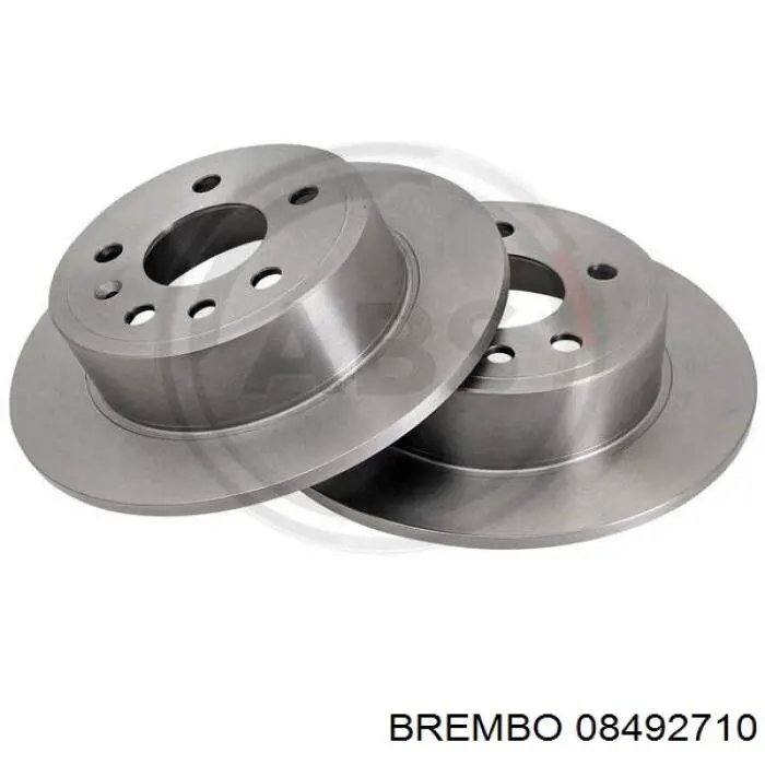 Диск гальмівний задній 08492710 Brembo