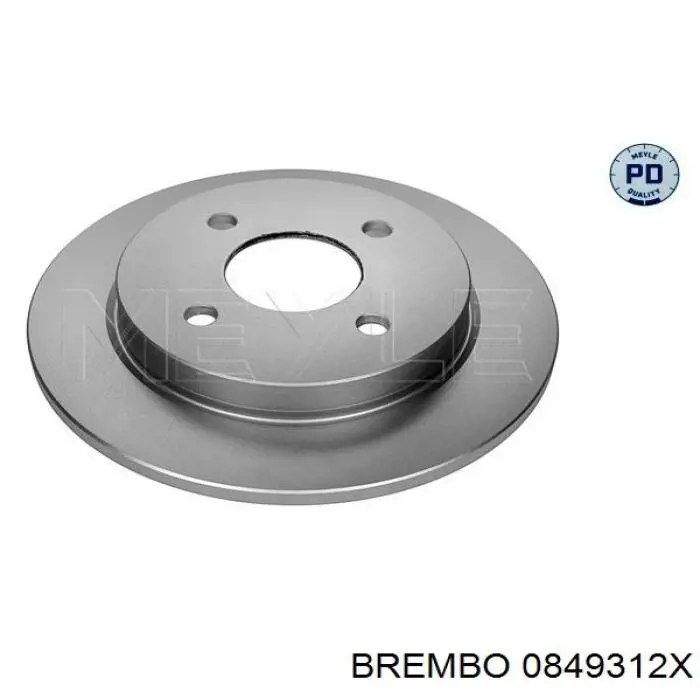 Гальмівні диски 0849312X Brembo