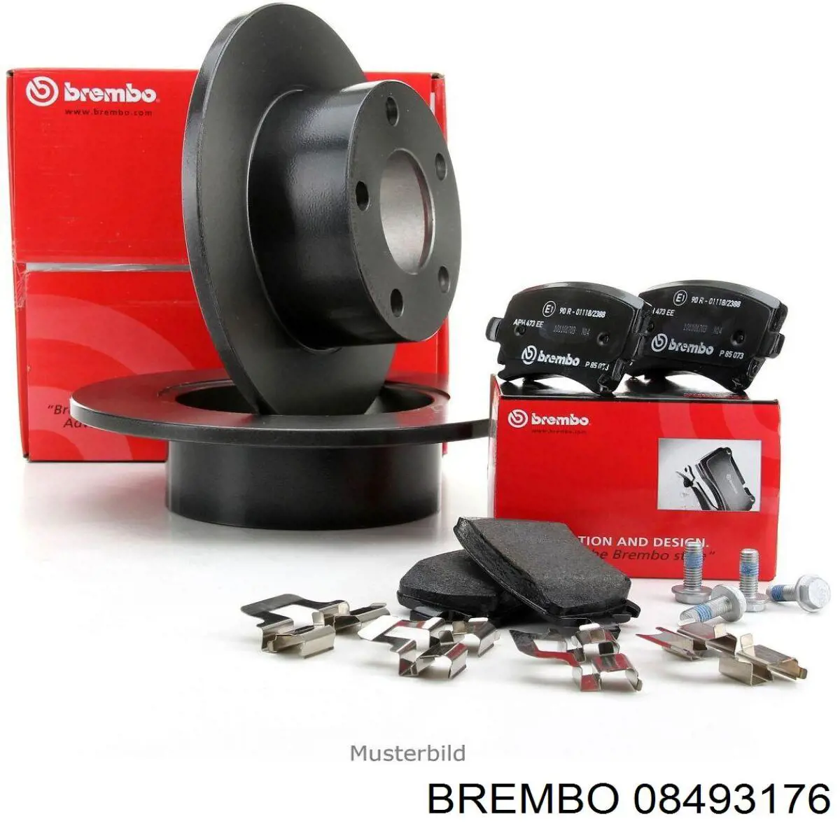 Диск гальмівний задній Brembo 08493176