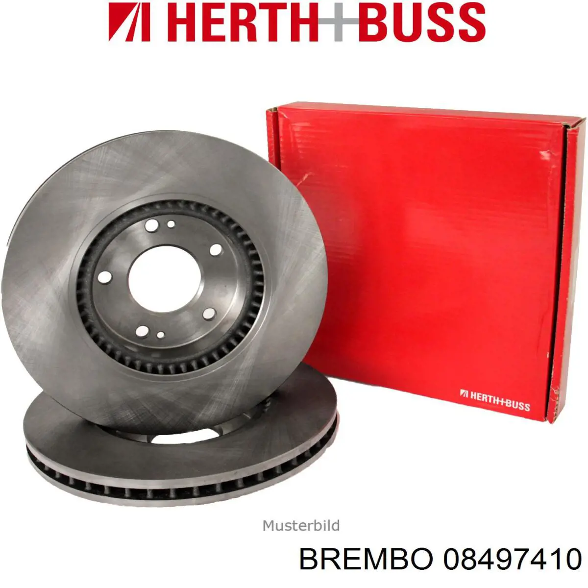 Диск гальмівний передній 08497410 Brembo