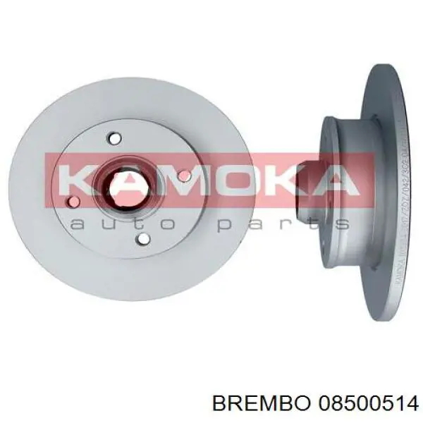 Купити 08500514 Brembo Диск заднього гальма