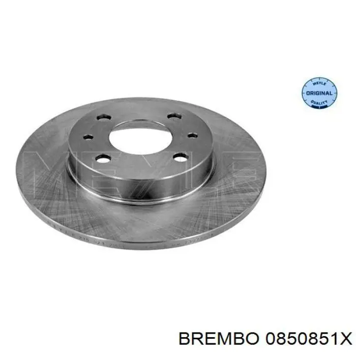 0850851X Brembo диск гальмівний передній