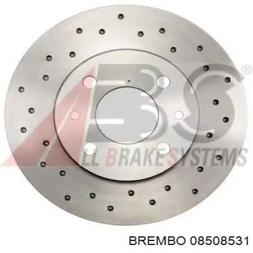 Задні дискові гальма Brembo 08508531 ціна, від 46.41 USD