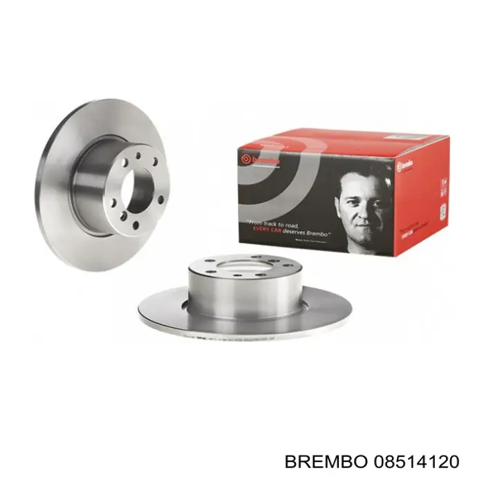 Диск переднього гальма Brembo 08514120 ціна, від 40.28 USD