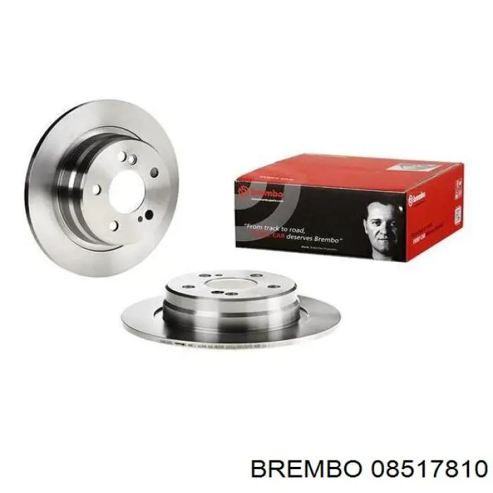 08517810 Brembo диск гальмівний задній