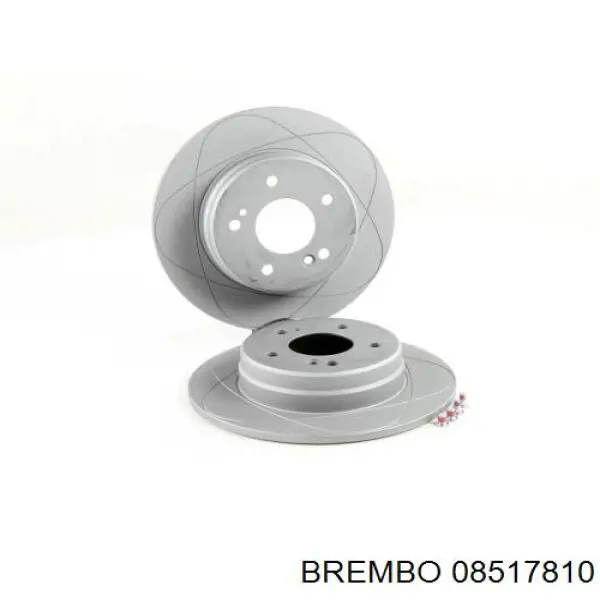 Диск гальмівний задній Brembo 08517810