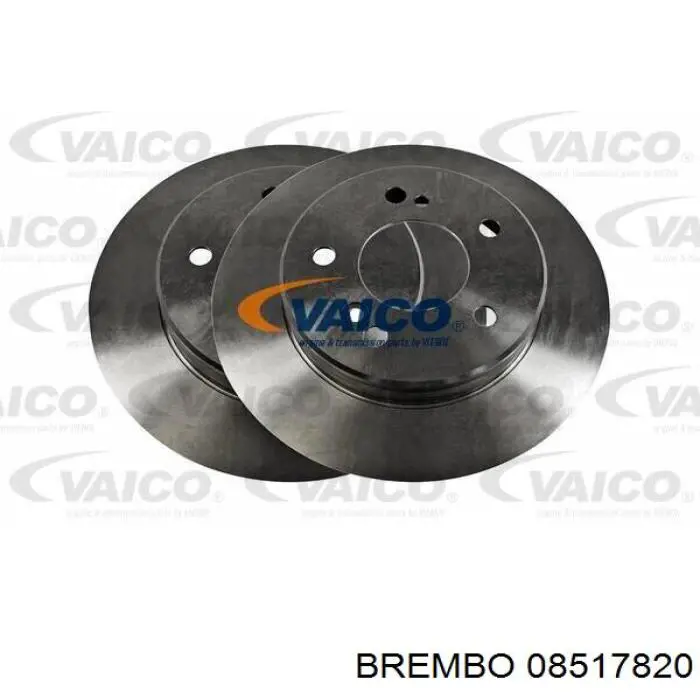 08517820 Brembo диск гальмівний задній