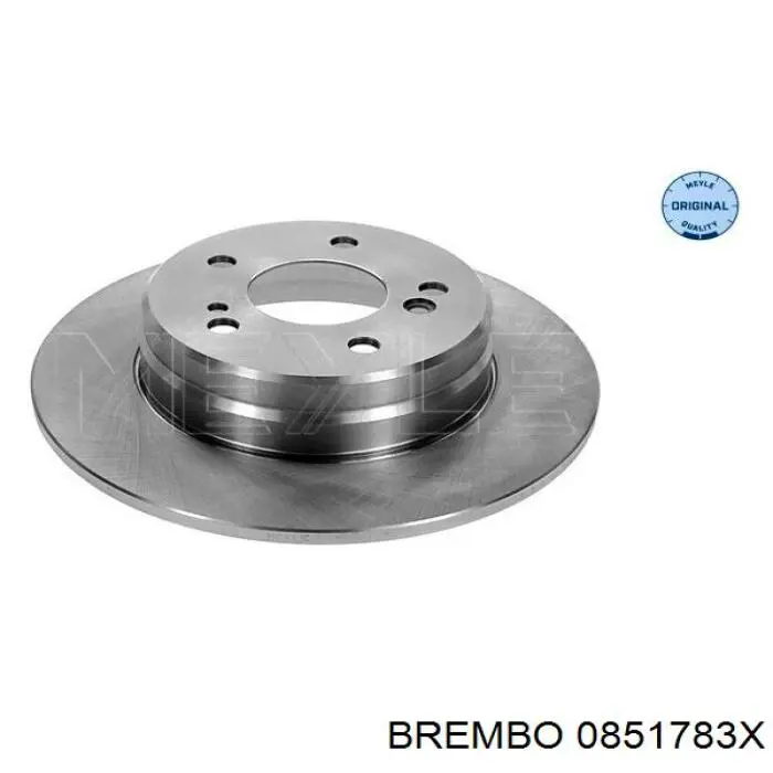 Купити 0851783X Brembo Диск заднього гальма