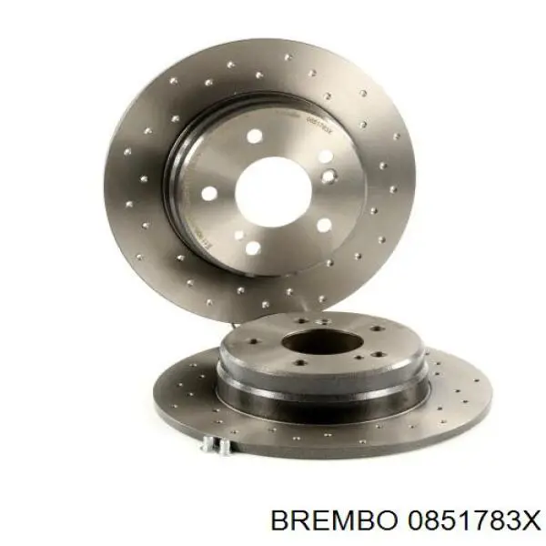0851783X Brembo диск гальмівний задній