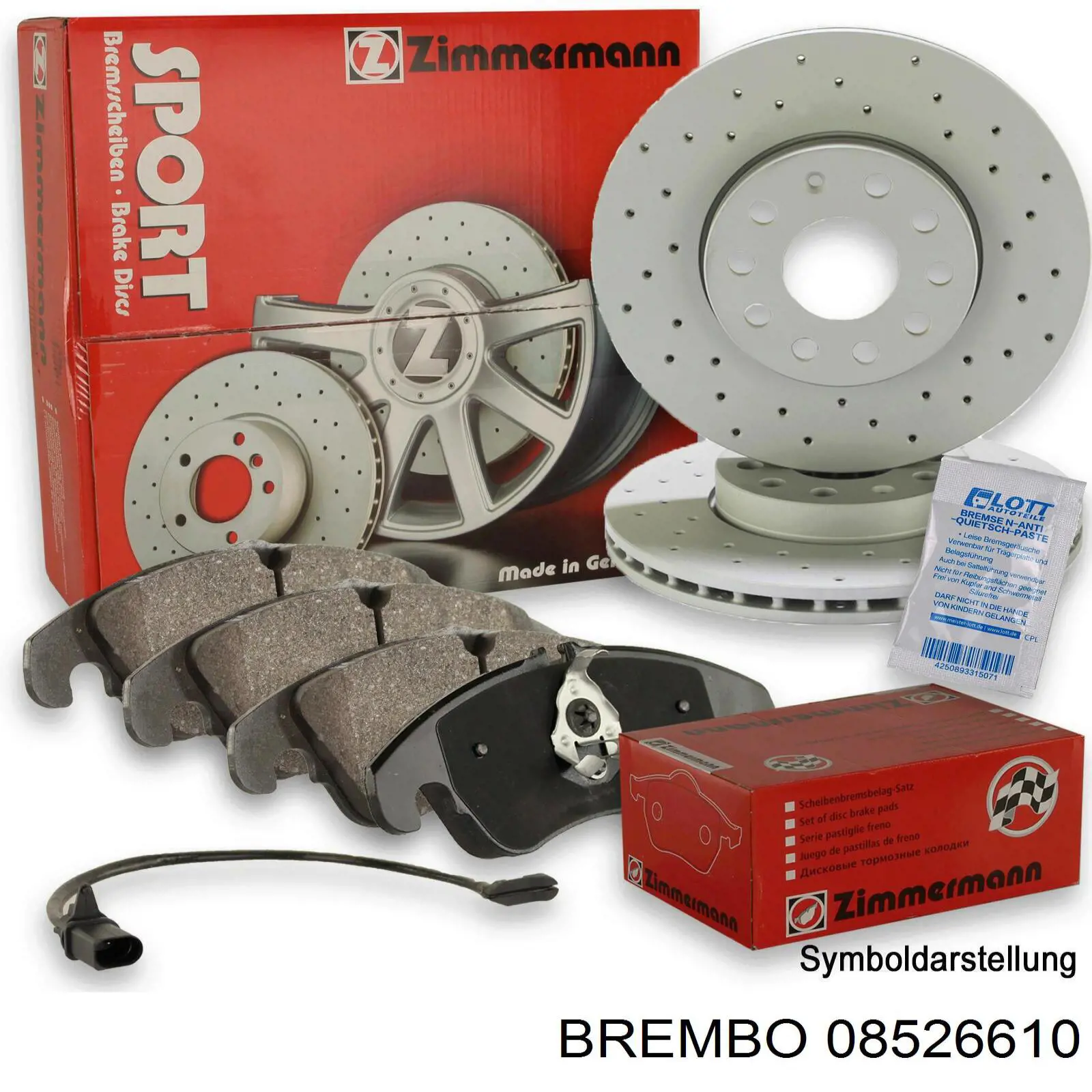 Купити 08526610 Brembo Ротор гальмівний