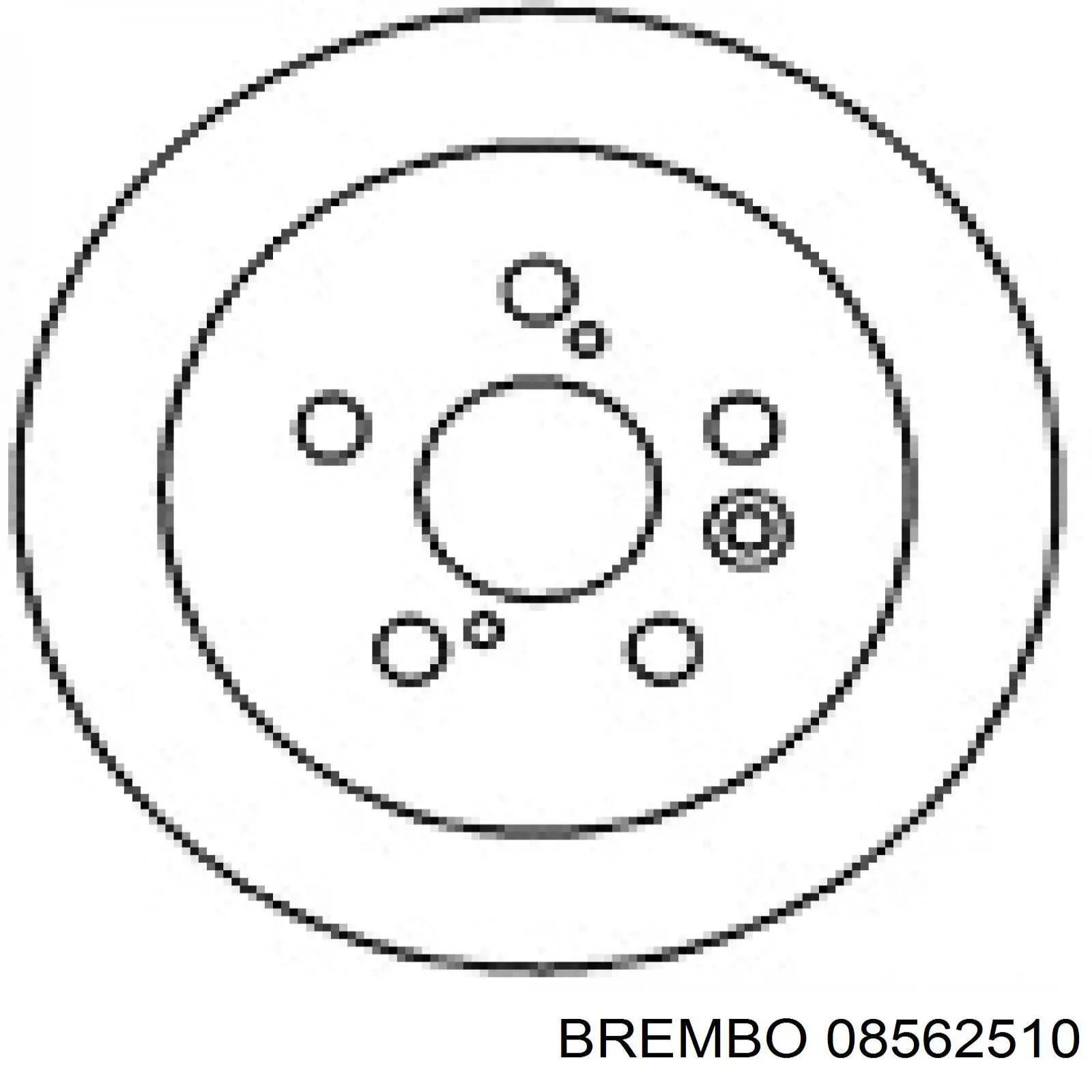 08562510 Brembo Дискові гальма