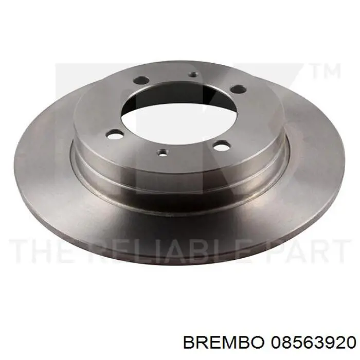 Диск гальмівний задній 08563920 Brembo