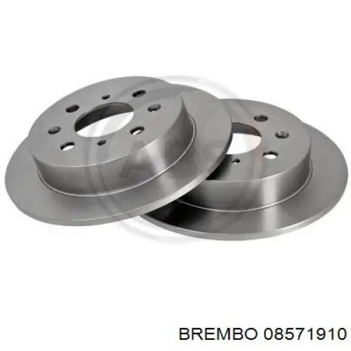 Купити 08571910 Brembo Диск заднього гальма