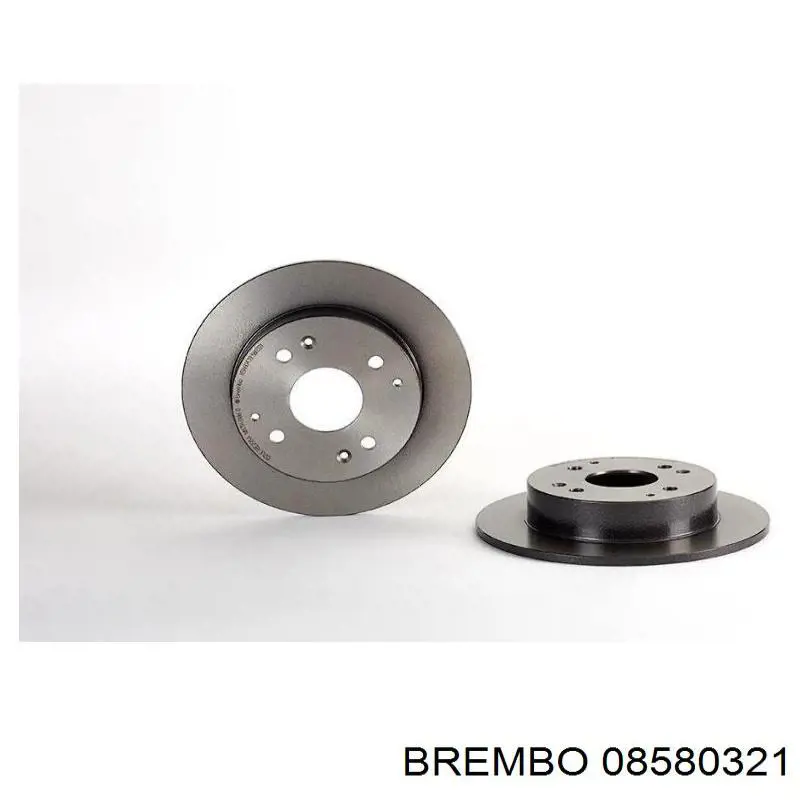 Диск гальмівний задній 08580321 Brembo