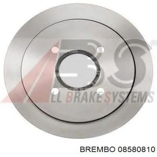 Задні дискові гальма Brembo 08580810 ціна, від 21.76 USD