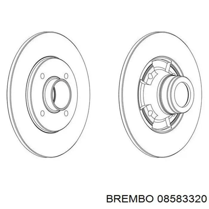 Задні дискові гальма ABS 16149 ціна, від 34.53 USD