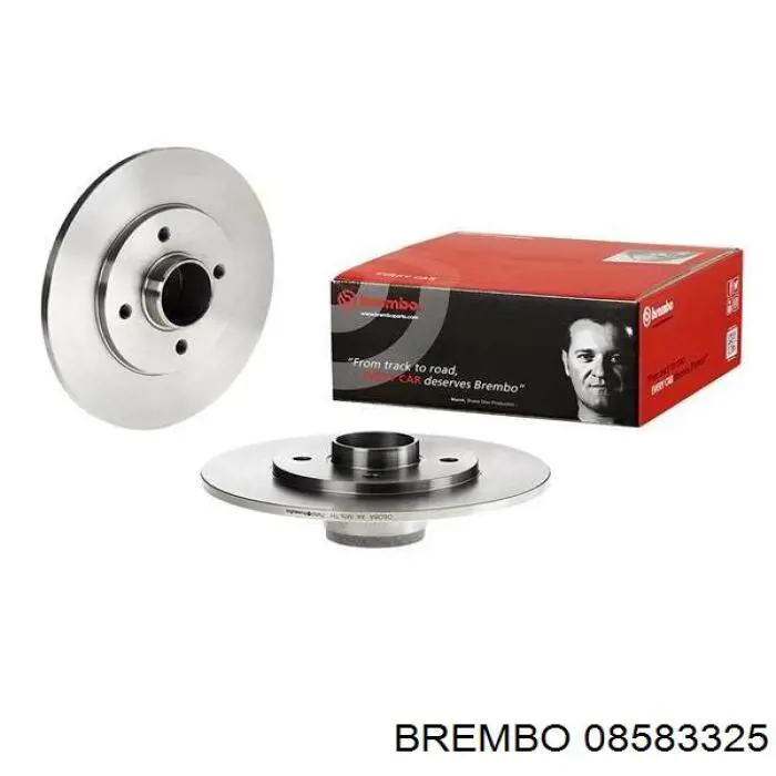 Купити 08583325 Brembo Диск заднього гальма