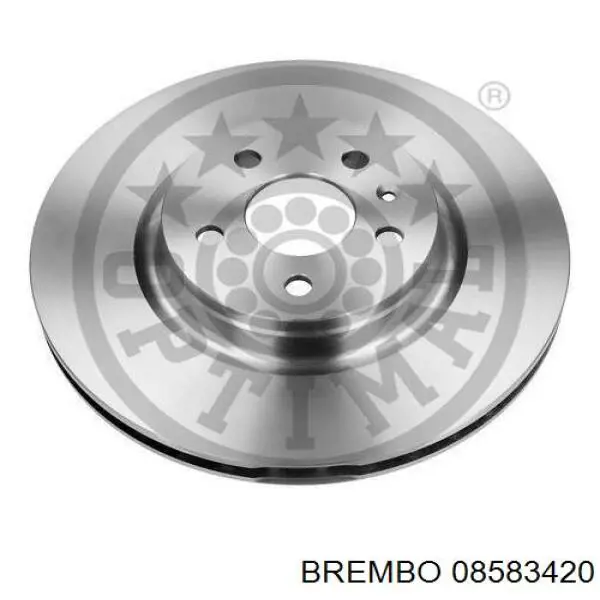 08583420 Brembo диск гальмівний задній