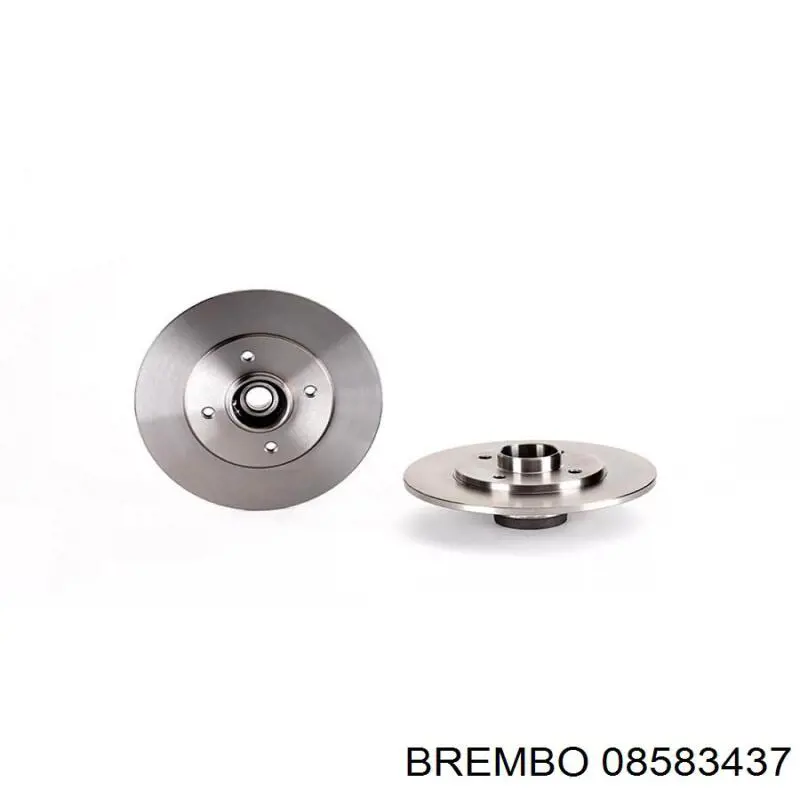 08583437 Brembo диск гальмівний задній