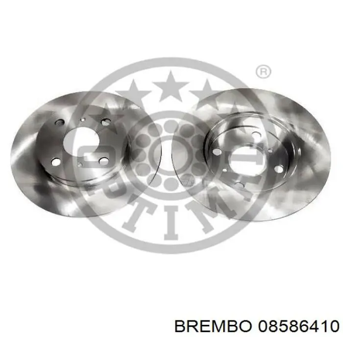 Диск гальмівний передній Brembo 08586410