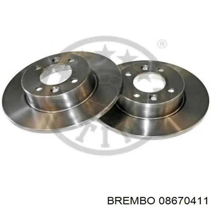 Задні дискові гальма Brembo 08670411 ціна, від 26.69 USD