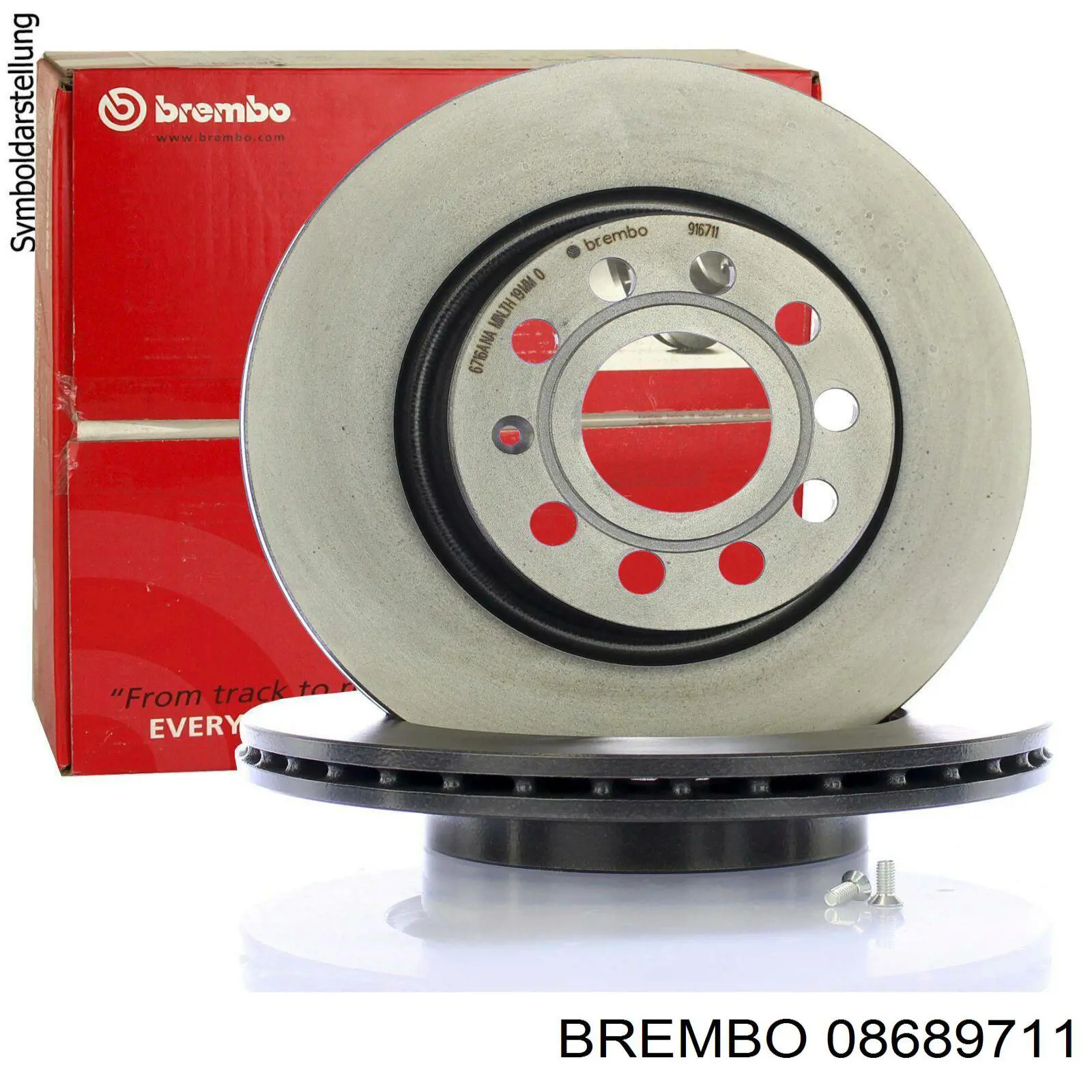 Задні дискові гальма Brembo 08689711 ціна, від 37.17 USD