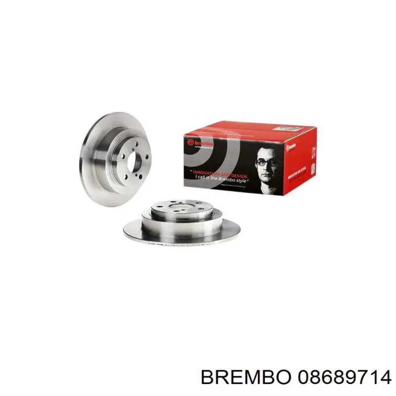 Диск гальмівний задній Brembo 08689714
