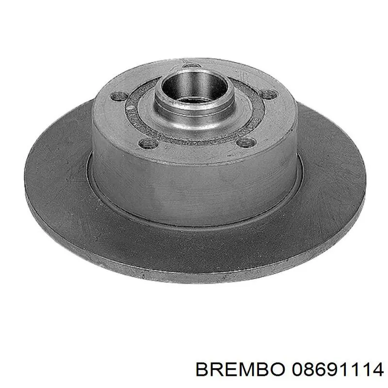 Задні дискові гальма Brembo 08691114 ціна, від 38.09 USD