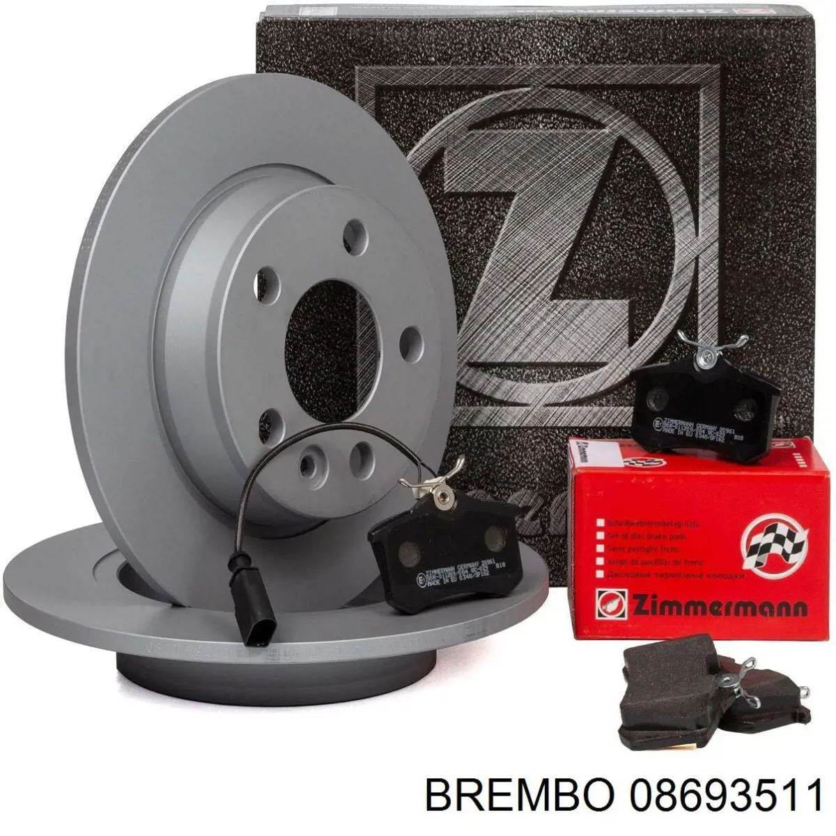 Задні дискові гальма Brembo 08693511 ціна, від 25.13 USD