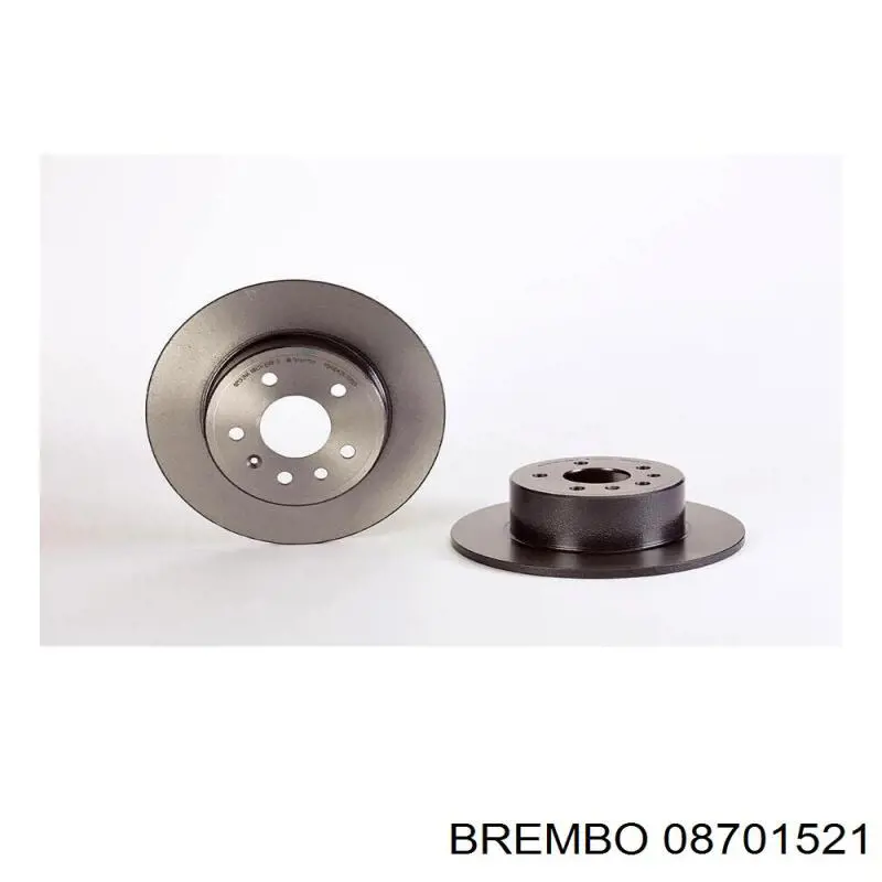 Диск гальмівний задній 08701521 Brembo