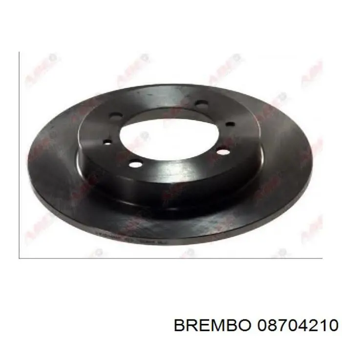 08704210 Brembo Дискові гальма