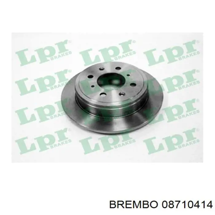 Купити 08710414 Brembo Диск заднього гальма