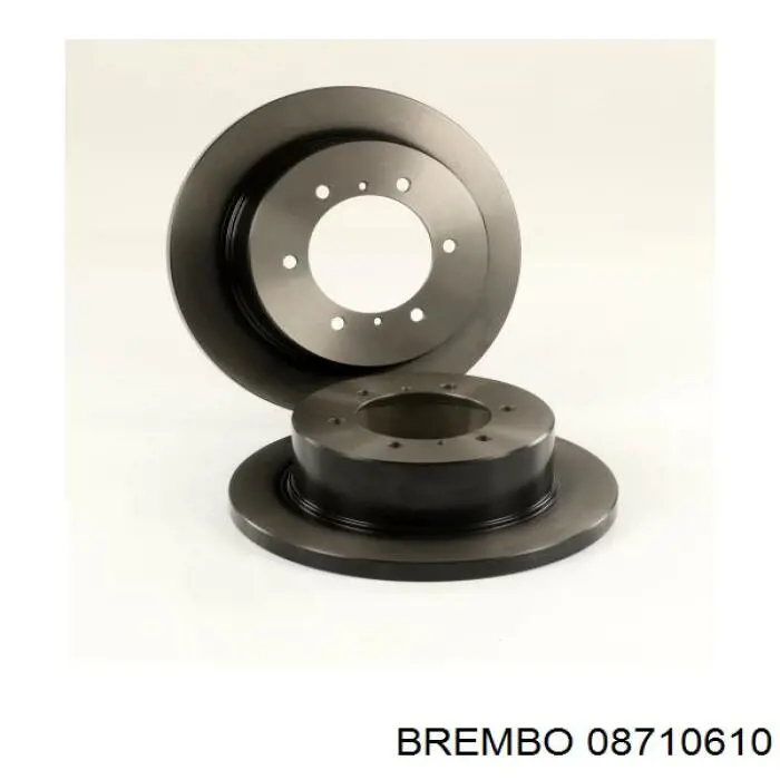Купити 08710610 Brembo Диск заднього гальма