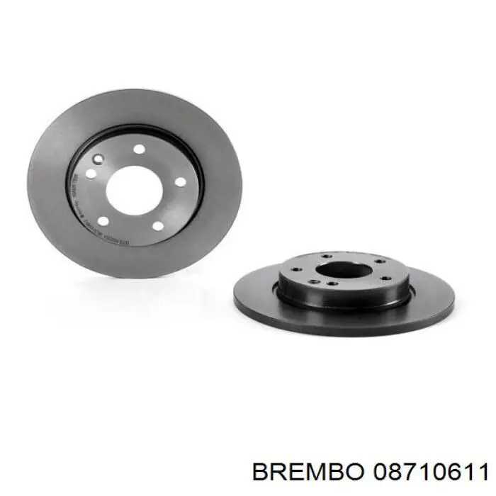08710611 Brembo диск гальмівний задній