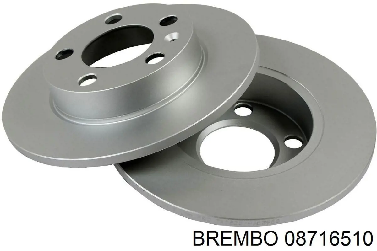 Купити 08716510 Brembo Диск заднього гальма