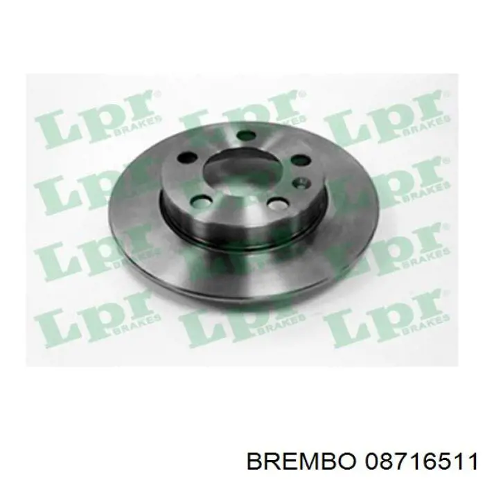 08716511 Brembo Дискові гальма