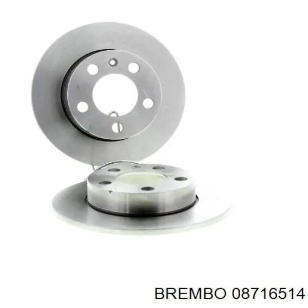Диск гальмівний задній Brembo 08716514