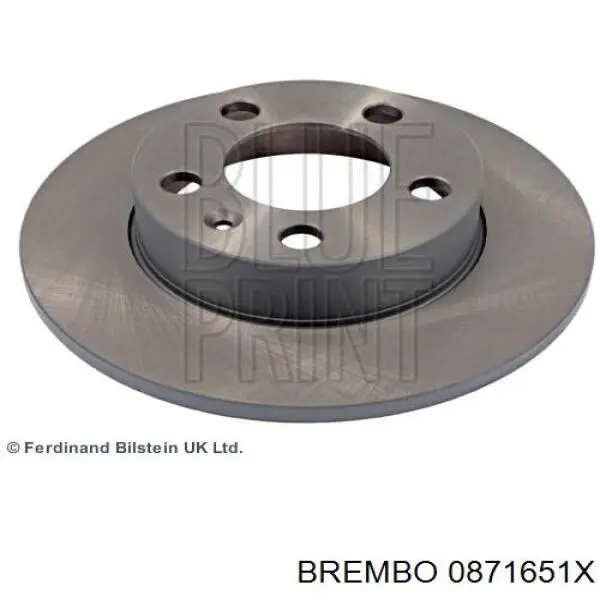 Гальмівні диски 0871651X Brembo