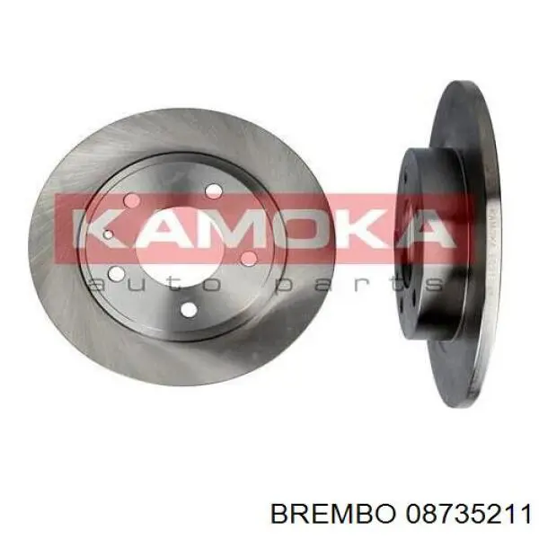 Диск гальмівний задній Brembo 08735211