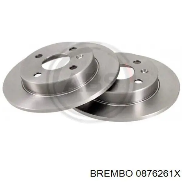 Гальмівні диски 0876261X Brembo