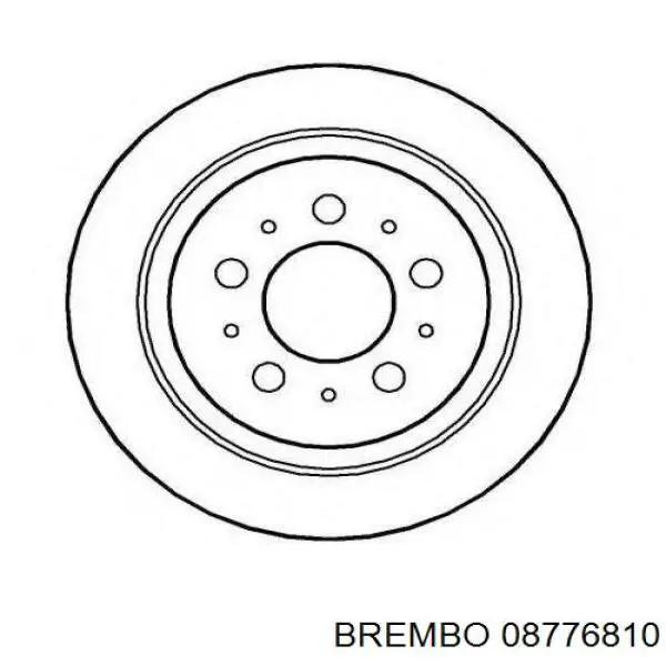 Гальмівні диски 08776810 Brembo