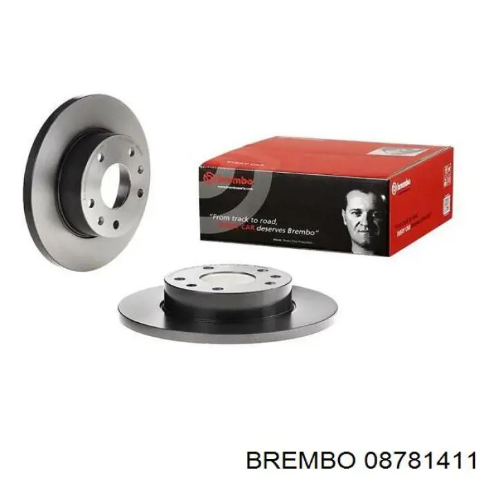 08781411 Brembo диск гальмівний передній