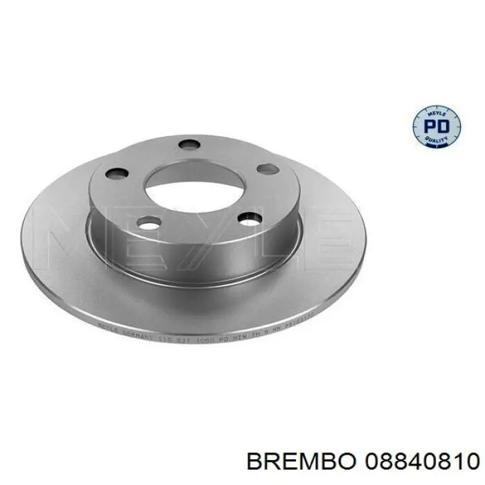 08840810 Brembo диск гальмівний задній