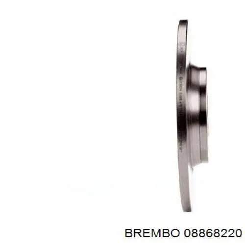 Диск гальмівний задній Brembo 08868220