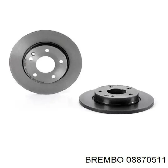08870511 Brembo диск гальмівний передній